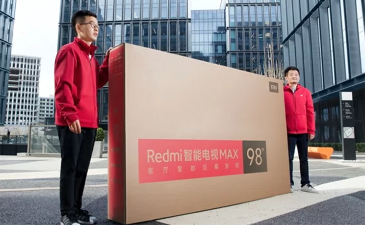 שיאומי מכריזה על טלוויזיה בגודל 98 אינץ'